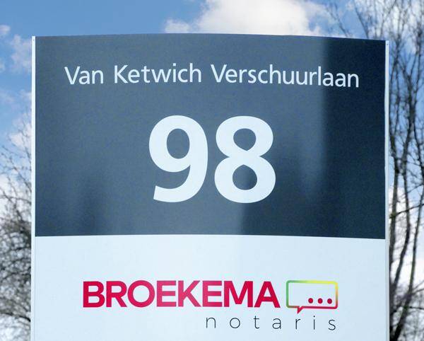 Nieuw adres Broekema notaris